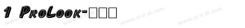 1 ProLook字体转换